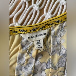 XS Max Studio yellow floral dress